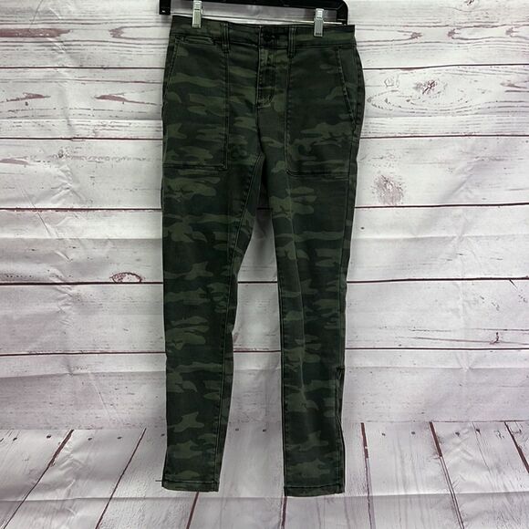 Sanctuary Size 0 Olive Camouflage Jeans - Picture 1 of 4